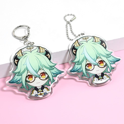 Custom Epoxy Resin Acrylic Keychains pikakey