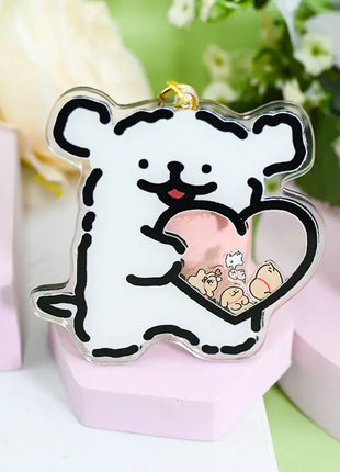 Custom Shaker Keychains pikakey
