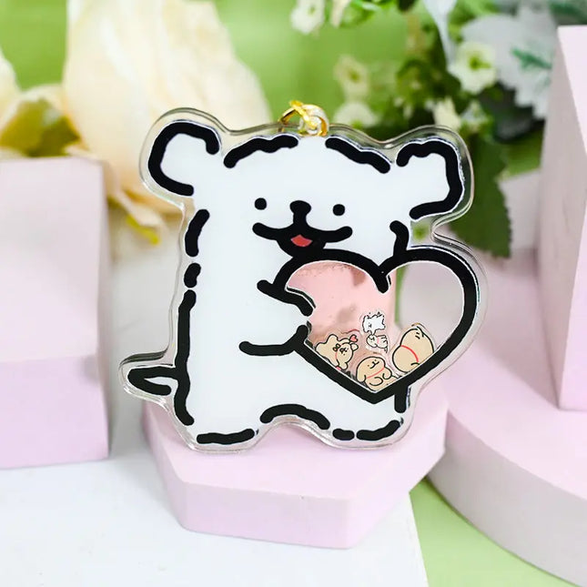 Custom Shaker Keychains pikakey