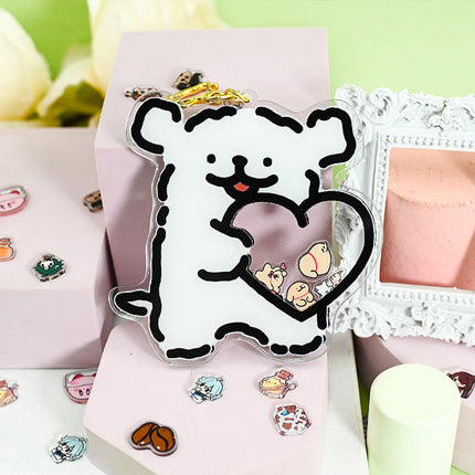 Custom Shaker Keychains pikakey