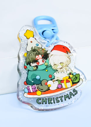 Custom Epoxy Glitter Acrylic Keychains pikakey