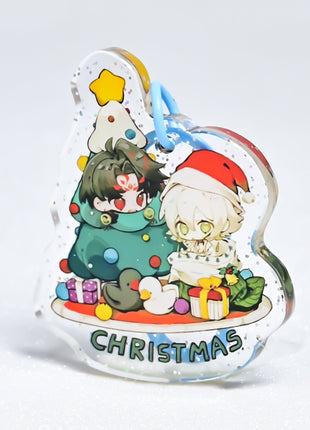 Custom Epoxy Glitter Acrylic Keychains pikakey