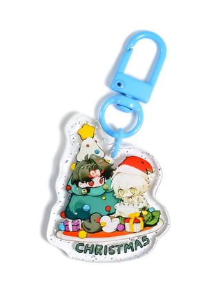 Custom Epoxy Glitter Acrylic Keychains pikakey