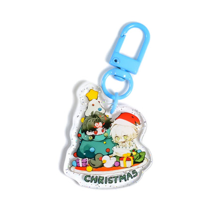 Custom Epoxy Glitter Acrylic Keychains pikakey