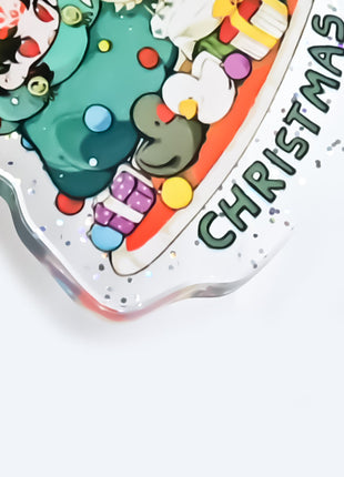 Custom Epoxy Glitter Acrylic Keychains pikakey