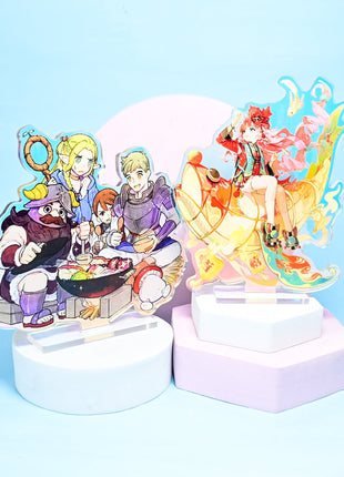 Custom Rainbow Acrylic Standees pikakey