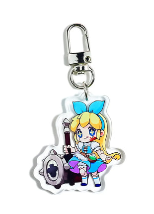 Custom Clear Acrylic Keychains pikakey