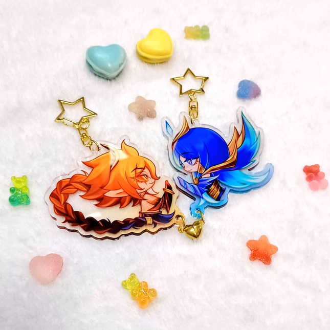 Custom Magnetic Acrylic Keychains (Set of 2)