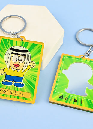 Mirror keychain（who am I）