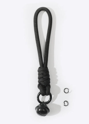 Custom Rope Lanyard With Bell Acrylic Keychains