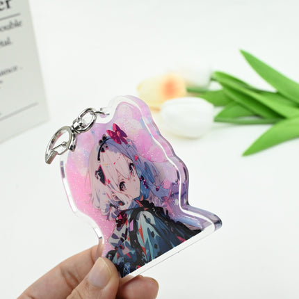 Custom Quicksand Liquid Keychains pikakey