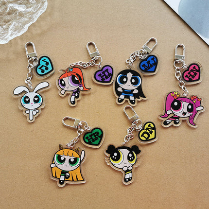 Custom Acrylic 2-Piece Keychains pikakey
