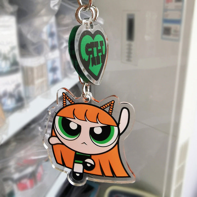 Custom Acrylic 2-Piece Keychains pikakey