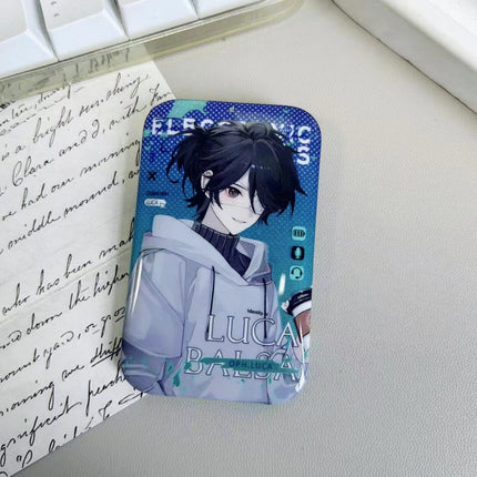 Customized rectangular double-flash badges pikakey