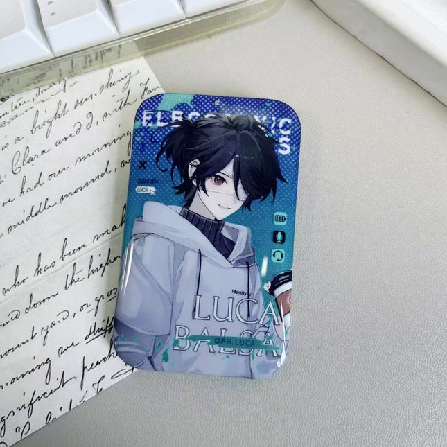 Customized rectangular double-flash badges