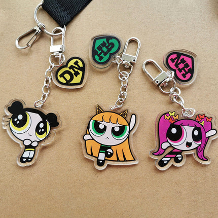 Custom Acrylic 2-Piece Keychains pikakey