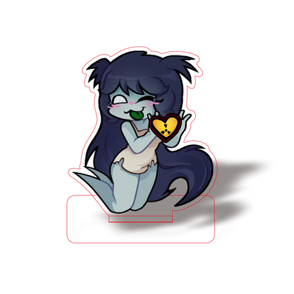 Cherry Custom rotating acrylic standee