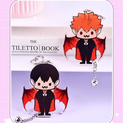 Custom Acrylic Movable Wings Keychains pikakey
