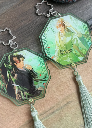 Custom Acrylic Tassel Keychains pikakey