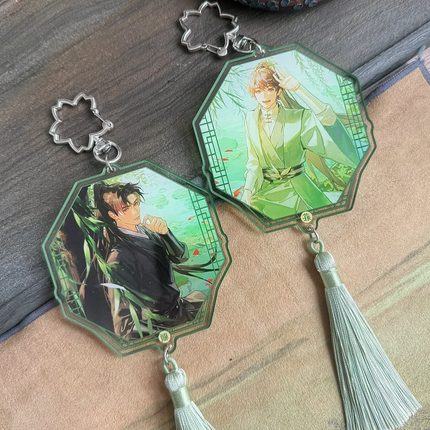 Custom Acrylic Tassel Keychains pikakey