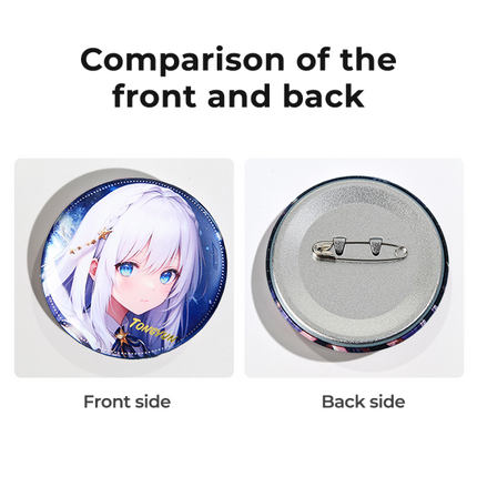 Custom Round Badges (Button Pins)