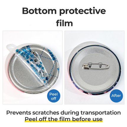 Custom Round Badges (Button Pins)